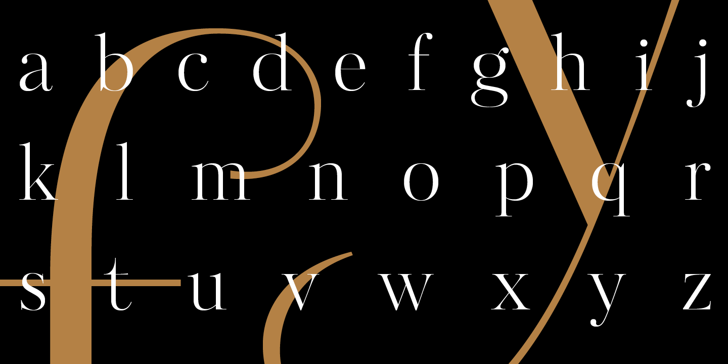 Beispiel einer Kudryashev Display Regular-Schriftart